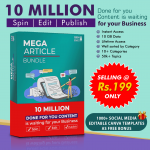 MEGA 10 MILLION ARTICLE BUNDLE